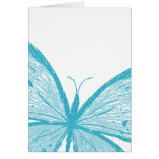 Cartão Borboletas azuis