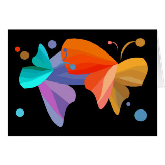 Cartão Borboletas Gêmeas