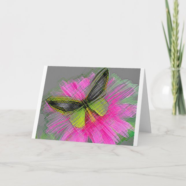 Cartão Borboletas Monarcas (Frente)