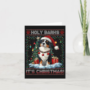 Cartão Borda Collie Árvore de Natal Decorações Cachorros