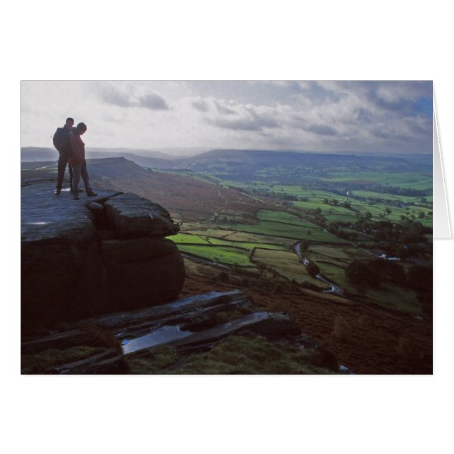 Cartão Borda da Barra de Curbar (Frente Horizontal)