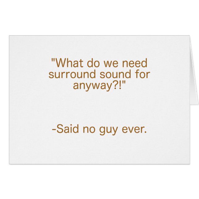 Cartão Bordadura - o som não disse nenhum verde de Brown (Frente Horizontal)