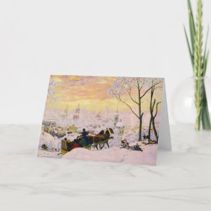 Cartão Boris Kustodiev Pancake Week CC0453