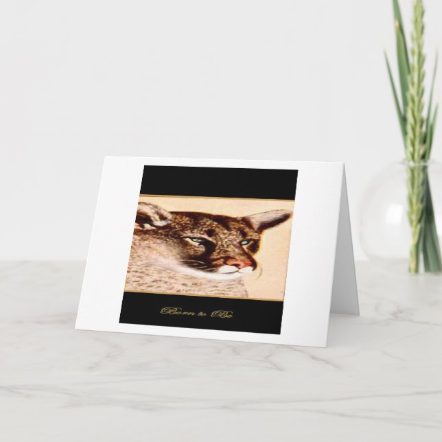 CARTÃO "BORN TO BE" BIRTHDAY CARD (Frente)