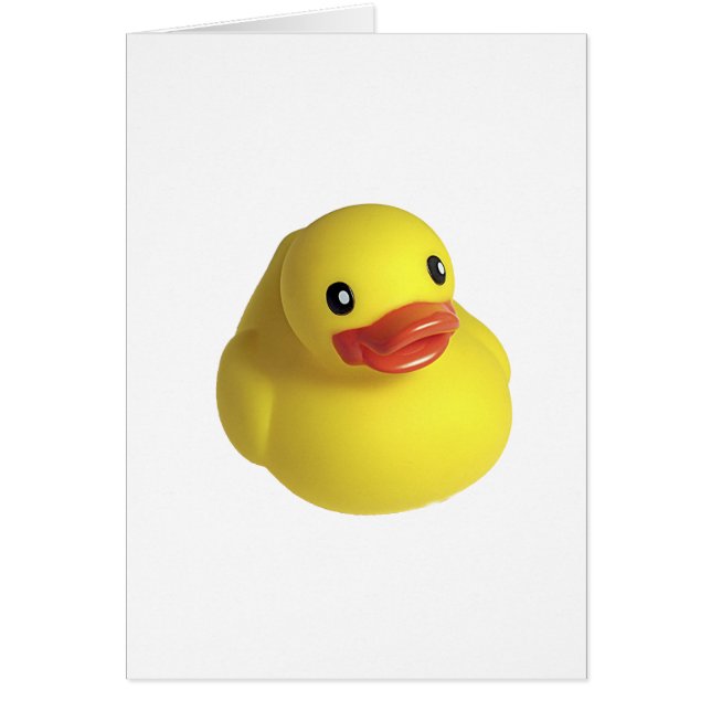 Cartão Borracha Amarela Ducky (Frente)