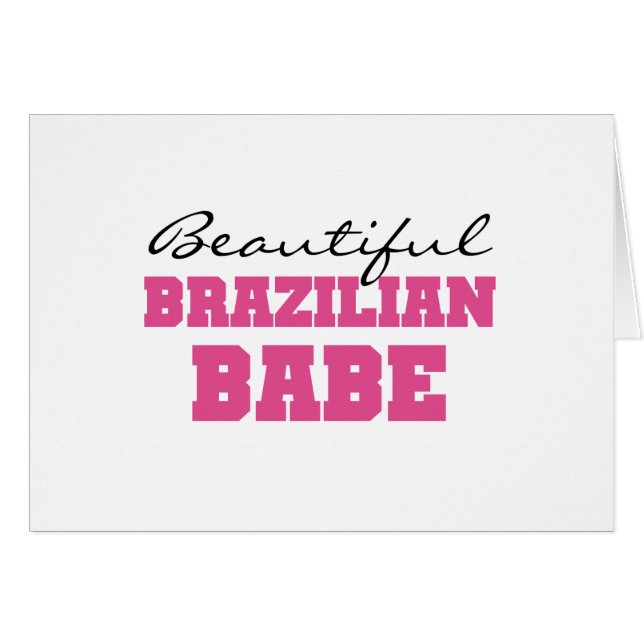 Cartão Borracho brasileiro bonito (Frente Horizontal)