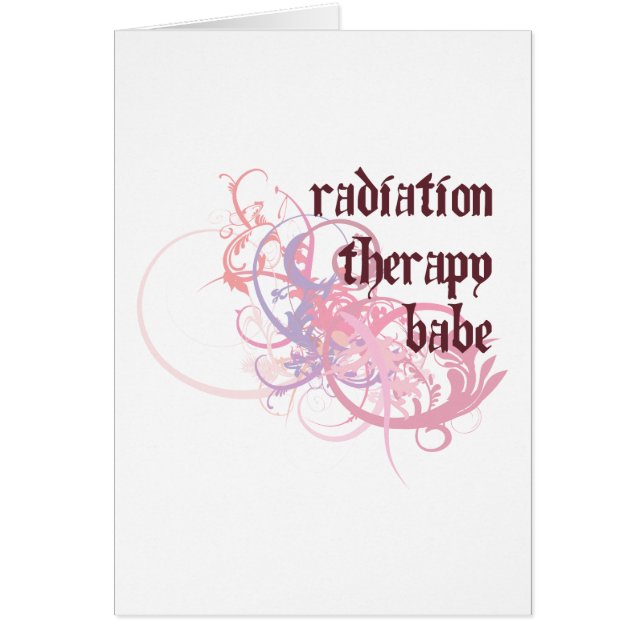 Cartão Borracho da radioterapia (Frente)