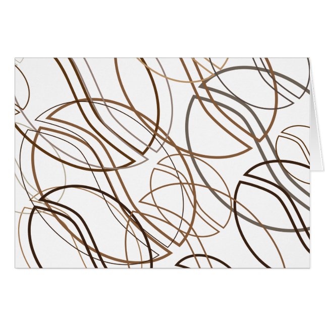 Cartão borrão de feijão de café (Frente horizontal)