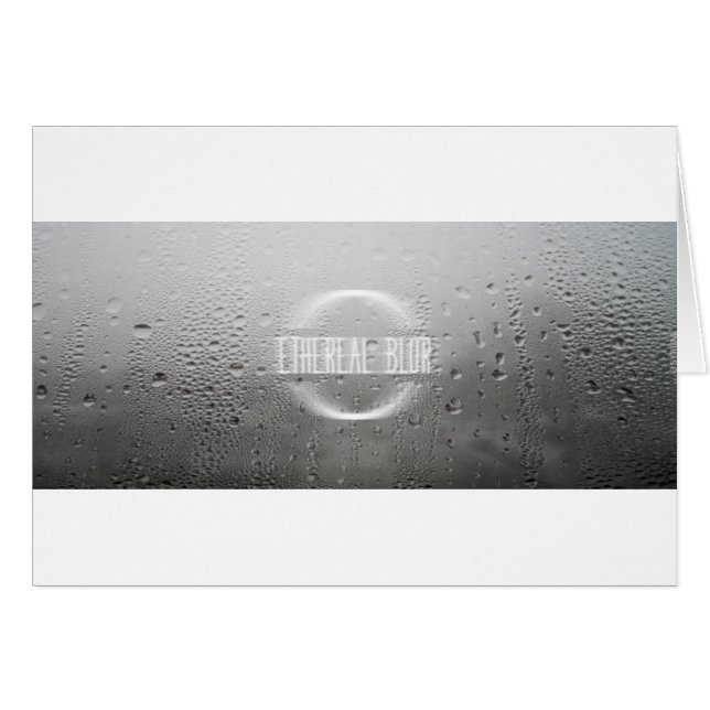 Cartão borrão etéreo (Frente Horizontal)