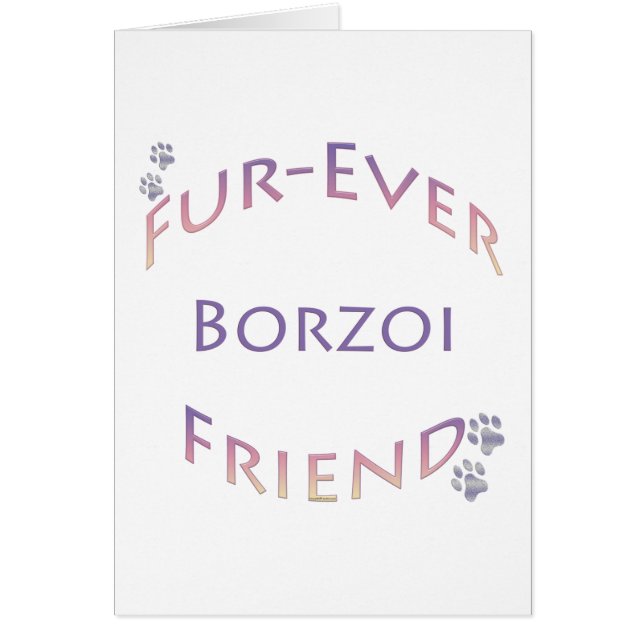 Cartão Borzoi Fuere (Frente)