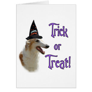 Cartão Borzoi Trick