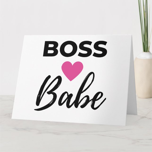 Cartão Boss Babe 2 (Frente)