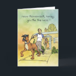 Cartão Bossy Boxer - Funny Birthday Card<br><div class="desc">Boxers are bossy dogs that need a dominant owner.</div>