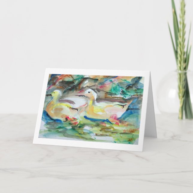 Cartão Boston Ducks (Frente)