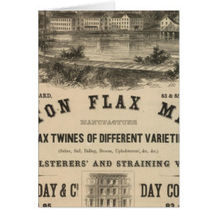 Cartão Boston Flax Mills