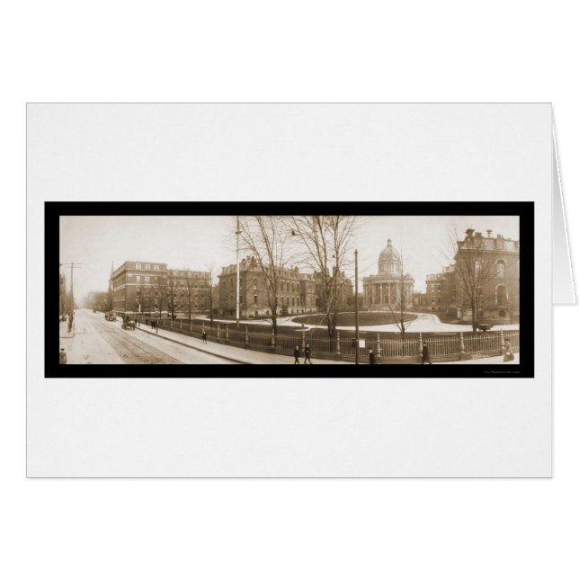 Cartão Boston, MÃE Hospital Foto 1903 (Frente Horizontal)