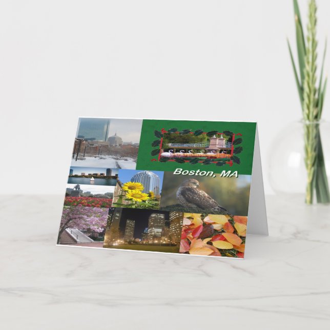 Cartão Boston, Massachusetts (Frente)