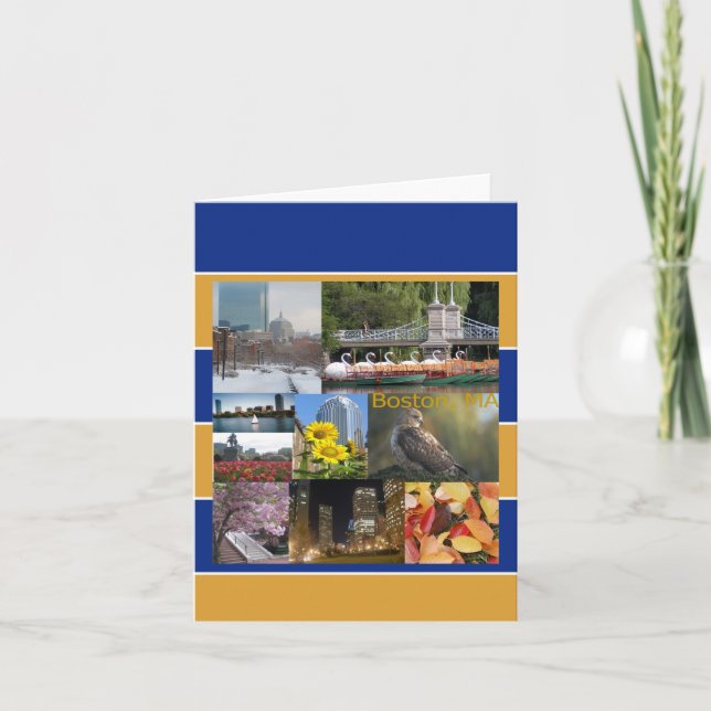 Cartão Boston, Massachusetts (Frente)