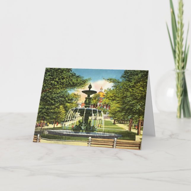 Cartão Boston Massachusetts (Frente)