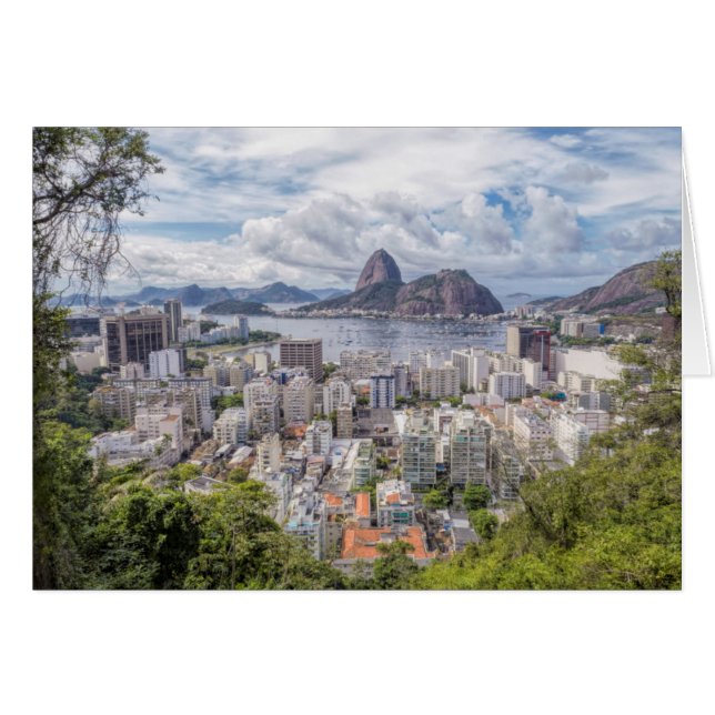 Cartão Botafogo Com Pão De Açúcar (Frente Horizontal)