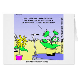 Cartão Botany Standuans Comedians Engraçado