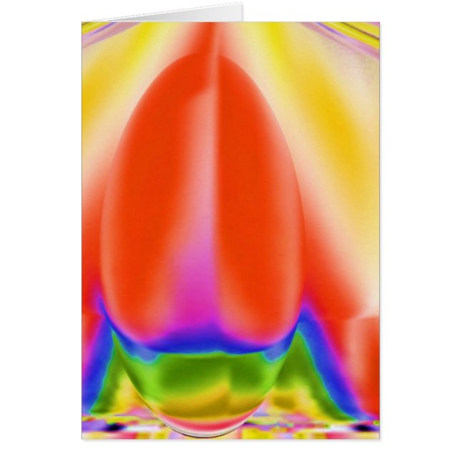 Cartão Botão cor-de-rosa sensual (Frente)