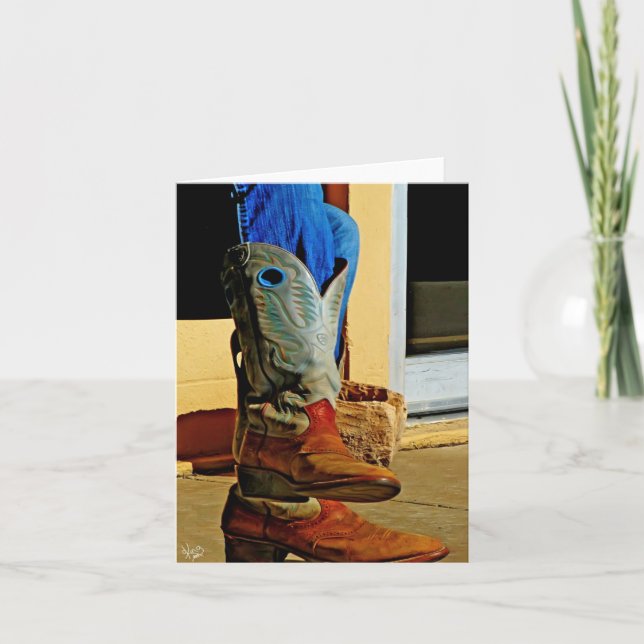 Cartão Botas alpinas (Frente)