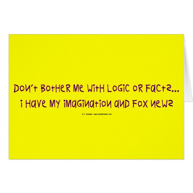 Cartão BotherImaginationFox (Frente Horizontal)