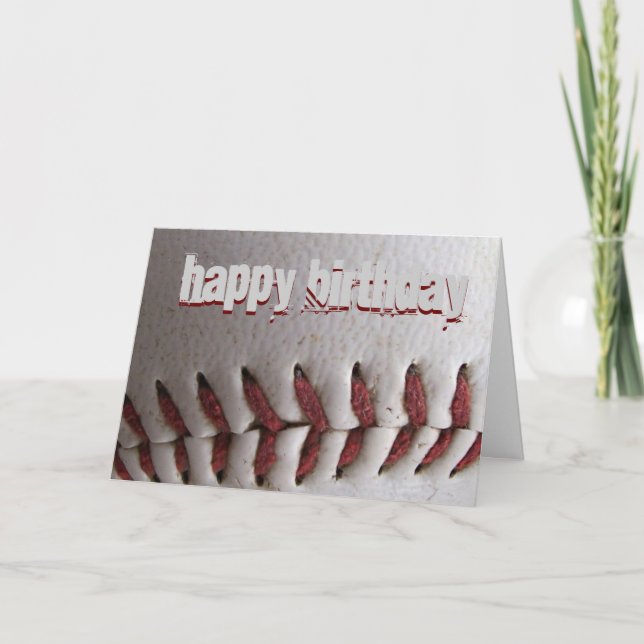 Cartão Botões de baseball (Frente)