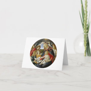 Cartão Botticelli Madonna e Jesus Magnificat