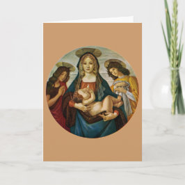 Cartão Botticelli's Madonna And Child