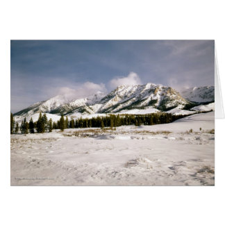 Cartão Boulder Mountain View