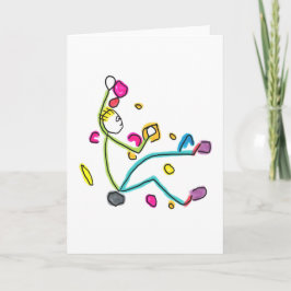 Cartão Bouldering Stickman