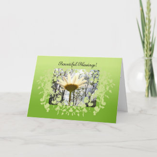 Cartão Bountiful Blessings Greeting Card!