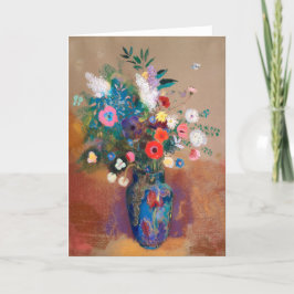 Cartão Bouquet Of Wild Field Flowers - Odilon Redon