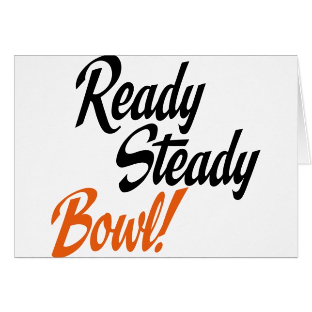 Cartão bowling (Frente Horizontal)