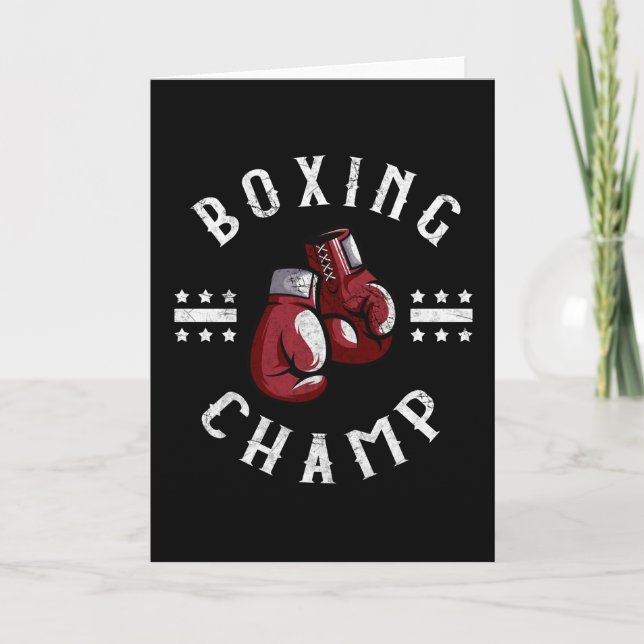 Cartão Boxamp Box Esporte Artes Marciais Combate (Frente)