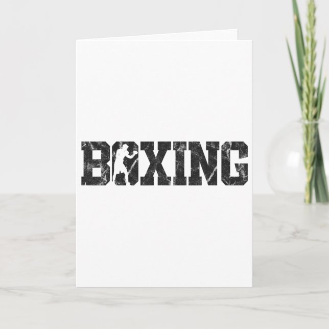 Cartão Boxe Boxe Vintage 5  (Frente)