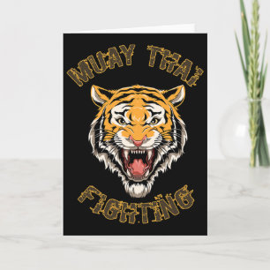 Cartão Boxe Tailandesa e Kickboxing Tiger