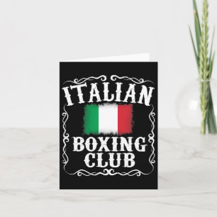 Cartão Boxeiro Italiano T Shirt Vintage Boxer Itália Fl