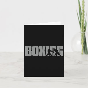 Cartão Boxer Design para Boxer - Boxing