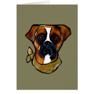 Cartão Boxer Dog