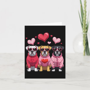 Cartão Boxer Dog Heart Pet Dog Animal Love