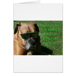 Cartão Boxer: Duro de ser humilde