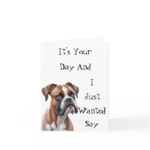 Boxer, é o seu aniversário