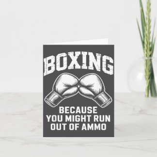 Cartão Boxer Funny Quote 