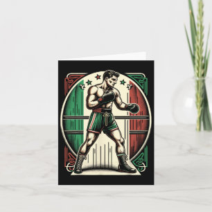 Cartão Boxer Italiano - Sinalizador de Boxing Vintage Itá