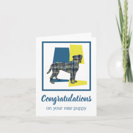 Cartão Boxer New Puppy Parabéns Saudação