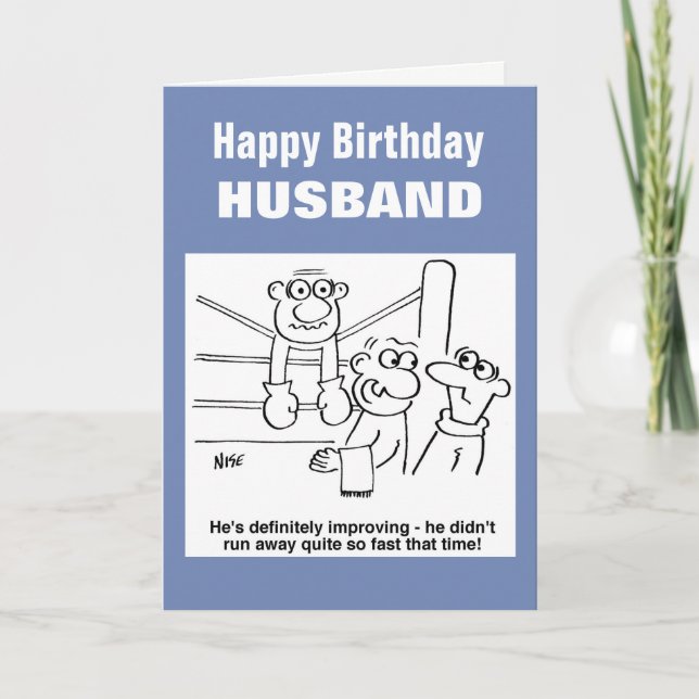 Cartão Boxer On the Ropes (Frente)