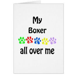 Cartão Boxer Walks Design